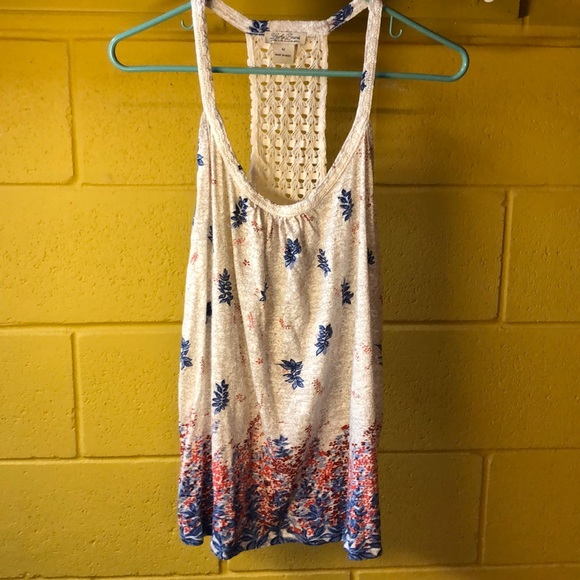 Lucky Brand Tank Top Racerback Size Medium - Picture 1 of 4